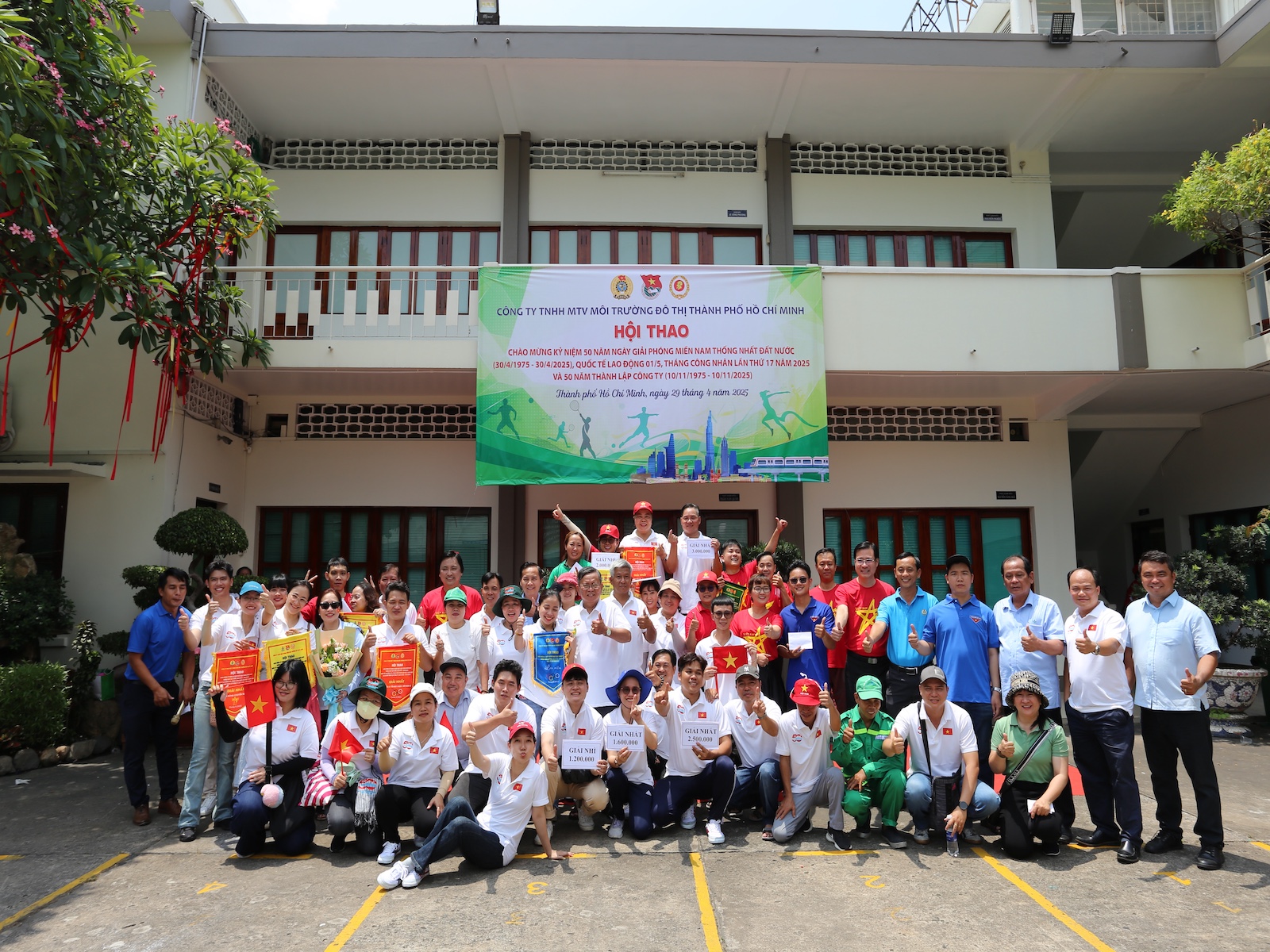 HỘI THAO KỶ NIỆM 50 NĂM NGÀY GPMN THỐNG NHẤT ĐẤT NƯỚC 30/4 VÀ QUỐC TẾ LAO ĐỘNG 01/5