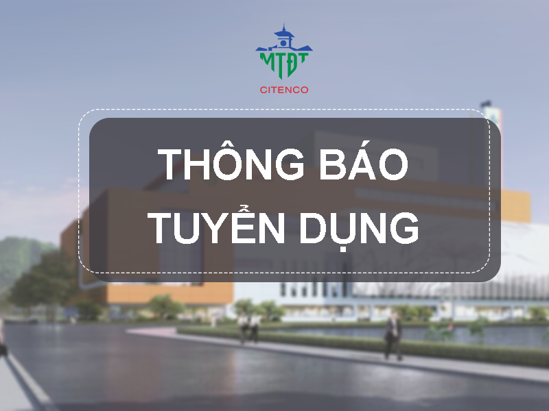 THÔNG BÁO TUYỂN DỤNG